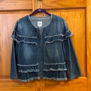 Kensie Jean Jacket, Size M
